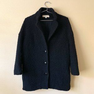 vanessa bruno black car coat • sz 2 (fits s-m)